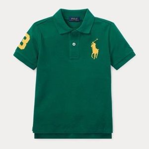Baby Boy Big Pony Cotton Mesh Polo Shirt 9months
